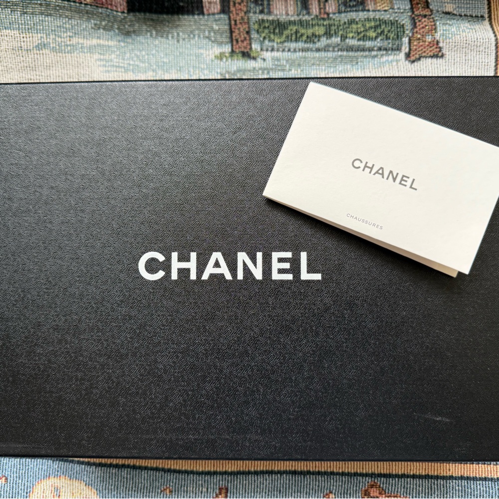 Chanel Empty Shoe Box ( Mary Janes) + Card